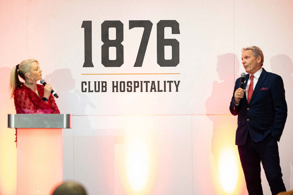 Pre Match hospitality during the 2026 FIFA World Cup European Qualifying fixture between Wales & Belgium at the Cardiff City Stadium on the 13th of October.